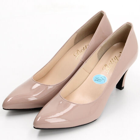 ポインテッドトゥ レイン パンプス